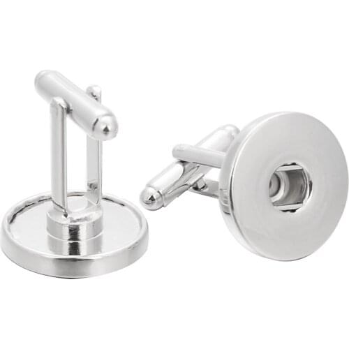 New Snap Buttons Cufflinks Jewelry Fit DIY 18mm Snap Button Charms for Men Women DIY Accessories Gift