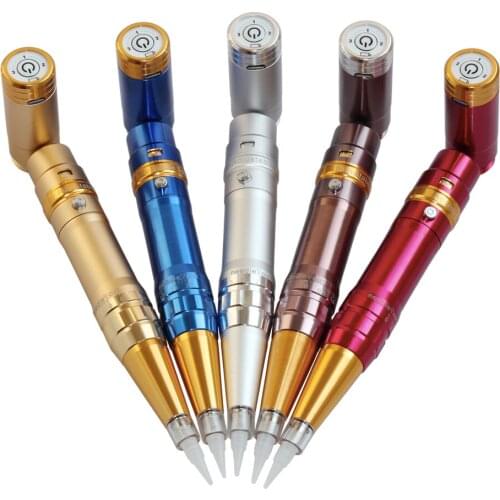 Complete Permanent Makeup Eyebrow Machine Kit Wireless Battery+Plus Rotary Tattoo Gun 35000R for 3D Lip Eyebrows Eyeliner