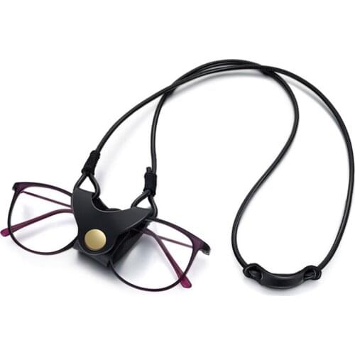 PU Glasses Strap Sunglasses Chain Lanyard Anti-Lost Spectacle Rope Hanging Neck Eyeglass Case