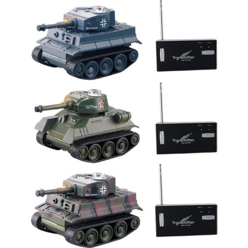 RC Battle Tank Crawler Remote Control Military Toys Kids Boys Gifts Turn Right