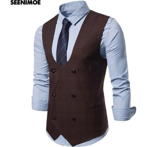 Seenimoe Men's Suit Vests