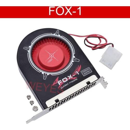 FOX-1 system Blow DC12V 2Pin long life bearing cooling For PC Computer Chassis Case HeatSink PCI Fan 2200RPM IDE Molex Power