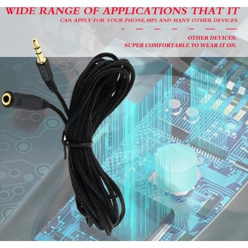3M 10ft 3.5mm Earphone Extension CableUnisex For Headphone Stereo Audio Extension Cable Cord Adapter For Phone MP3