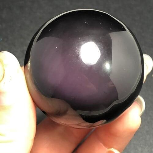 4cm！！！1PC Natural colorful obsidian crystal ball, the town house feng shui art