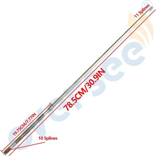 655-45501-10 (Long) DRIVE SHAFT For Yamaha Outboard Engine,Boat Motor Aftermarket Parts 8HP 655-45501