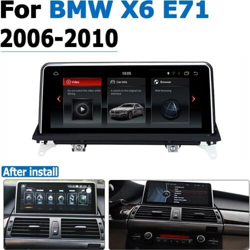 Android 8.0 up Car DVD Navi Player For BMW X6 E71 2006~2010 CCC Audio Stereo HD Touch Screen all in one