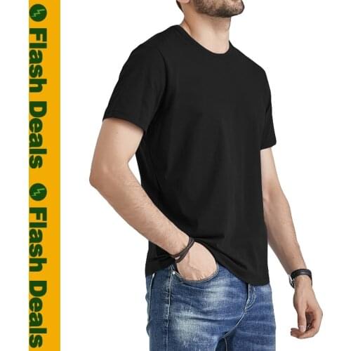 Free Ship Men T-Shirts Women Cotton Tees Solid Plain Winter Underclothes Male Female Autumn Tshirts Basic Short Tee Shirt Black