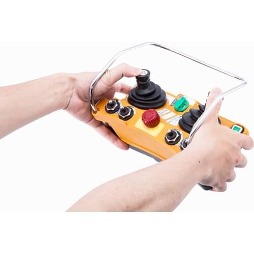 Wireless industrial remote control F24-60 dual-pole electric hoist remote control with a receiving distance of 100M