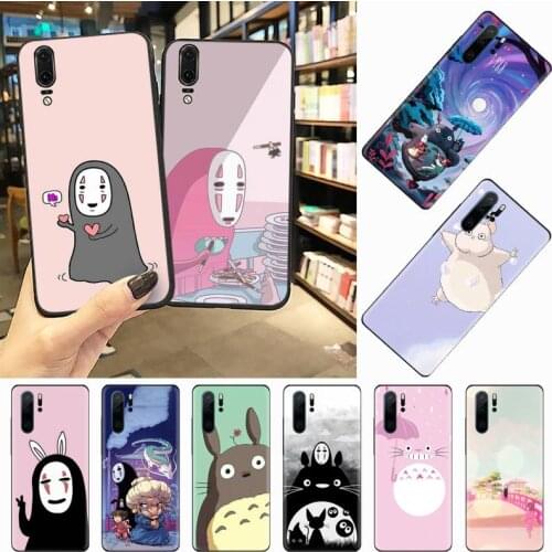 Studio Ghibli Spirited Totoro anime Phone Case For Huawei honor Mate P 10 20 30 40 i 9 8 pro x Lite smart 2019 nova 5t