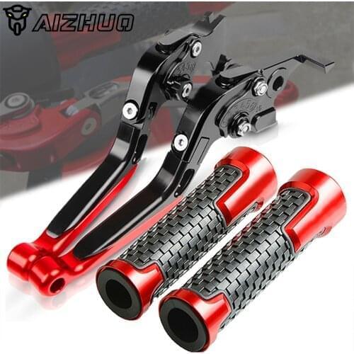 CRF 1000 L Motorcycle CNC Accessories Extendable Brake Clutch Levers Handle Grips End FOR HONDA CRF1000L AFRICA TWIN 2015-2019