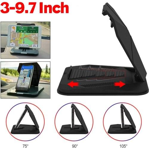 Tablet Phone Holder Phone Bracket Car Dashboard Mount Phone Holder Universal For 3-9.7Inch Cell Phone Holder Stand Base