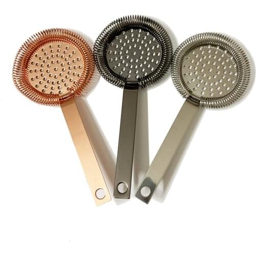 Hawthorne Cocktail Strainer - Stainless Steel Bar Strainer for Professional Bartenders and Mixologists