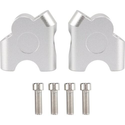 Motorcycle Handlebar Risers Clamp Mount 22mm Handle Bar Clamp Extend Adapter for SUZUKI DL650 DL1000