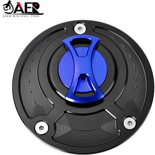 JAER Motocycle CNC Fuel Tank Cap Cover for Yamaha YZF R3 R25 R15 R125 MT01 V-MAX VMAX FZ6 FZ8 R1 R6 R6S FJR1300 XJR1300