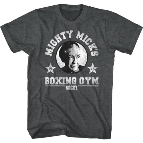 OFFICIAL Rocky Balboa Mighty Micks Boxing Gym Mens T-Shirt Cotton Tee Shirt Free Shipping