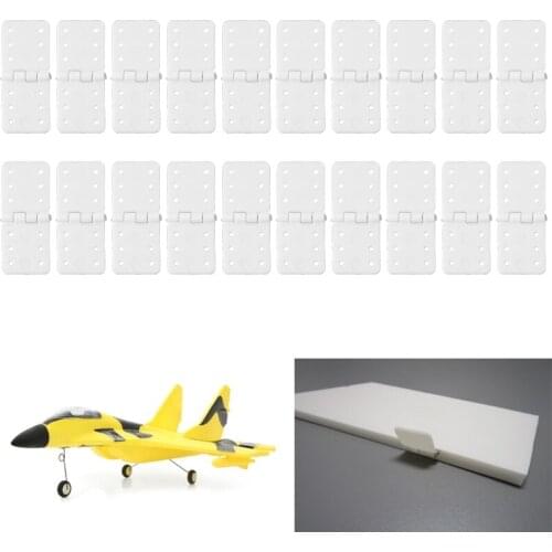 2018 New 20pcs Hinge Linker Plastic Small for RC Airplane Aircraft Helicopter Quadcopter Gift Baby Kids Child Gifts Parts