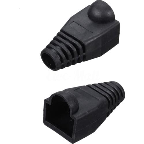 50x Plastic Boot Cap Plug Head for RJ45 Cat5/6 Cable Modular Connector Network