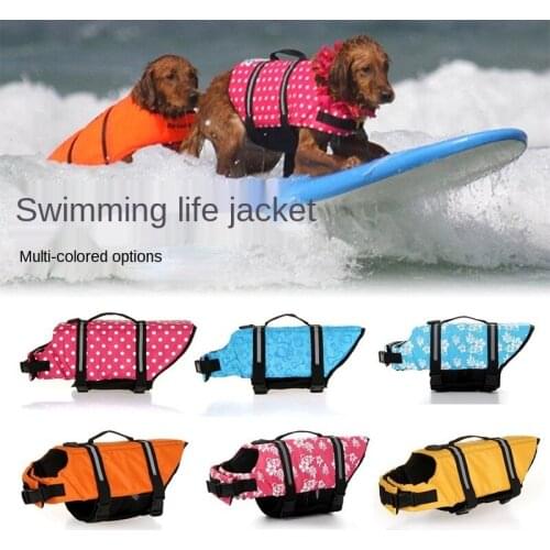 Pet Swimming Suit Pet Life Jacket Popular Dog Safety Suit Large Dog Swimming Suit Sports Training Fashion Buoyancy
