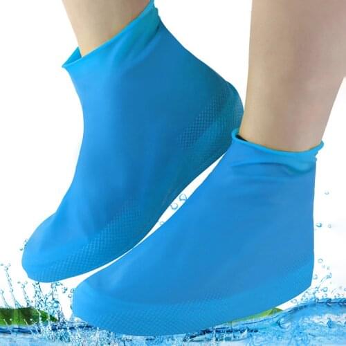 Outdoor Travel Shoe Cover Thick Waterproof Rain Non-slip DrawString High Help Rain Boots Set Adult Shoes Sports shoes socks