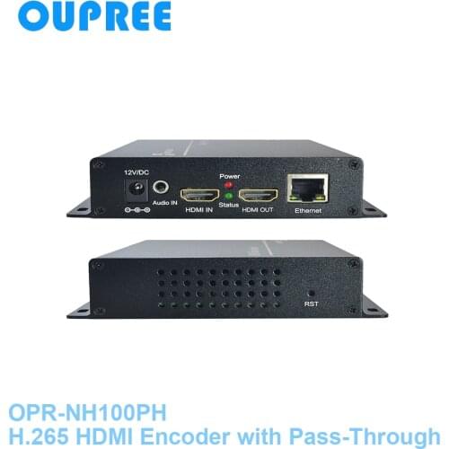 Full HD 1080P MPEG-4 H.265 Video Encoder with HDMI Loop Out for Live Stream Broadcast, YouTube, Ustream, Twitter