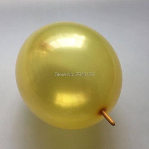 50pcs Tail of the balloon gold silver 10 inch arch balloon can be connected to the tail balloon festive celebration decoration