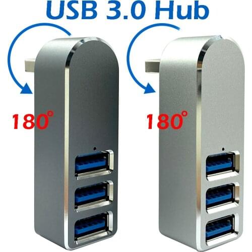 [3PCS] USB Hub 3.0 Multi USB 3.0 High-Speed Hub 3 Ports support Splitter Multiple USB Devices Adapter Computer Hub For PC