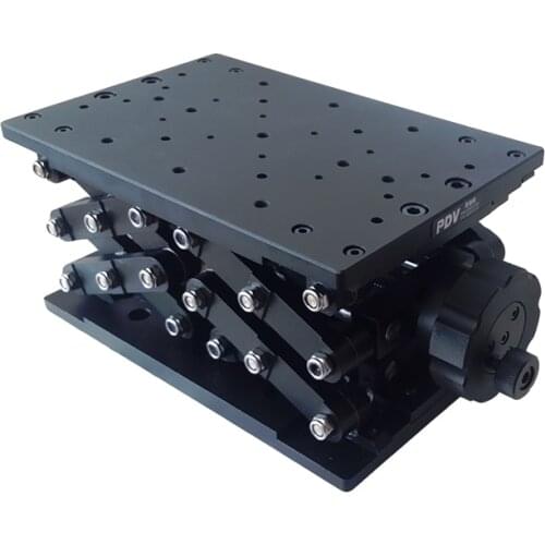 PT-SD409/409S High Precise Manual Lift Z-axis Manual Lab Jack Elevator Optical Sliding Lift lifting platform 120mm Travel