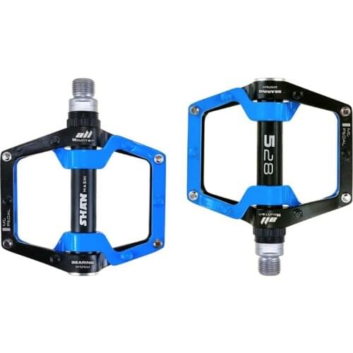 1 Pair Road Mountain Bike Ultralight Anti-slip Flat Pedals Platform Aluminum Alloy CNC Bearings Pedal MTB Bicycle Cycling Parts