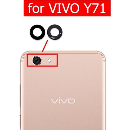 2pcs for VIVO Y71 Camera Glass Lens Back Rear Camera Glass Lens with Glue Replace Repair Spare Part