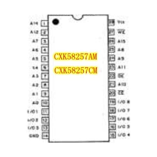 2pcs/lot CXK58257AM-70L CXK58257CM-70LL SOP28 [SMD]