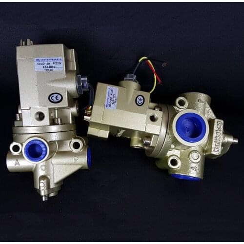 3 way stop Valve pneumatic solenoid valve K23JD normally closed solenoid valve brass shutoff valve
