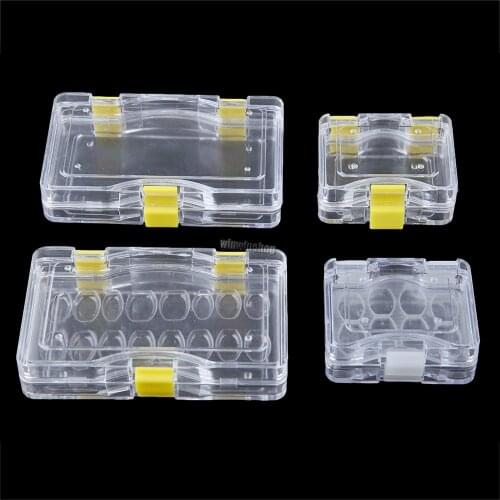 5Pcs Dental Tooth Box With Film inside Lab Material Dental Supply Denture Storage Membrane Tooth Box With Holes