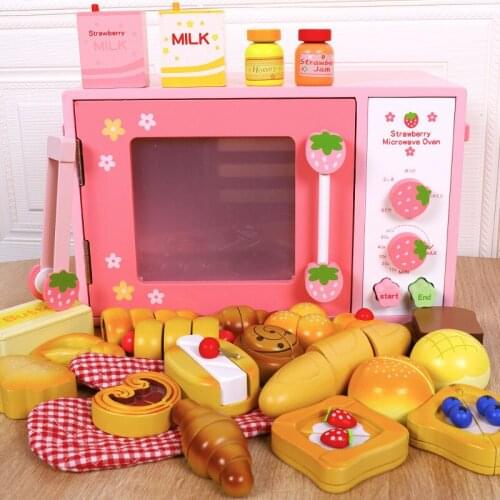 Childrens Microwave Oven Toy Oven Kids Play House Baby Cooking Kitchen Set Boys And Girls Simulation Kitchenware