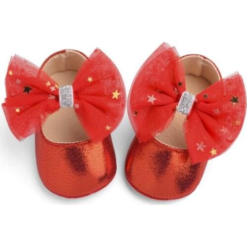 Baby Shoes Baby Girl Shoes Soft Shoes Soft Comfortable Bottom non-slip Fashion Bow Shoes Crib Shoes