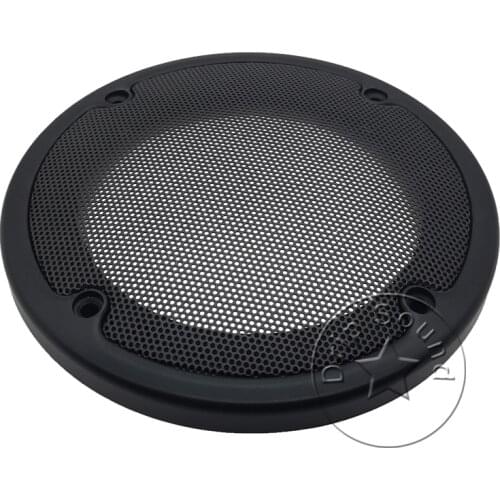 For 4" inch Car Audio Speaker Conversion Net Cover Decorative Circle Metal Mesh Grille 143mm #Black