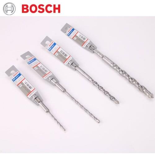 BOSCH 1 PC Electric Hammer Four Pit Drill Bit 3 Series Two Pit Two-Slot Round Handle Drill Bit Quarrying Through Wall Cement Bit