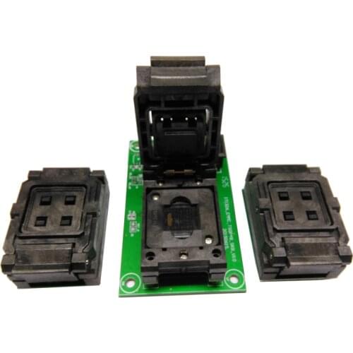 EMMC/eMCP 3 in 1 test socket+free 5pcs border limiters,BGA153/169/162/186/221,test,debug,programming,data recovery,read&write