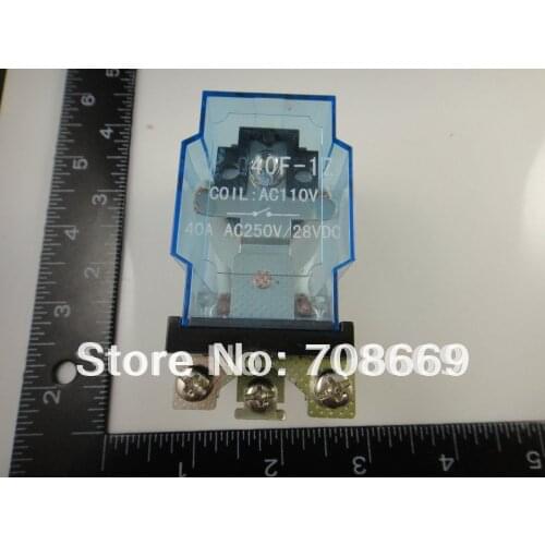 JQX-40F 1Z 40A AC 110V Coil PCB Power Relay
