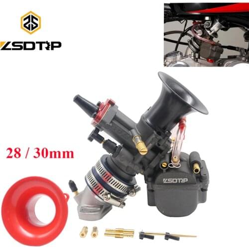 ZSDTRP 28/30mm Carburetor With Power Jet For Maikuni Keihin PWK YD28 YD30 ATV Quad Go Kart Dirt Bike Motorcycle Racing Parts