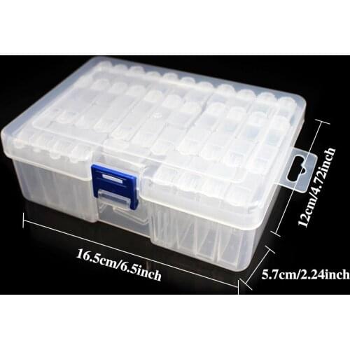 42 Compartments Ornaments Jewelry Storage Box Plastic Adjustable Jewelry Small Things Sub-boxes Organizer Box Container