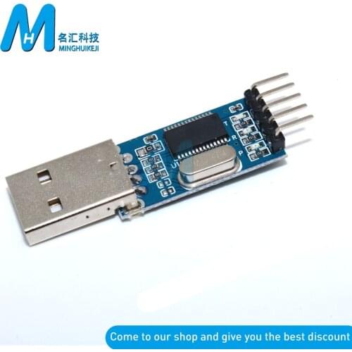 NEW 1PCS PL2303 USB To RS232 TTL Converter Adapter Module PL2303HX STC Microcontroller Brush Machine Board USB TO TTL