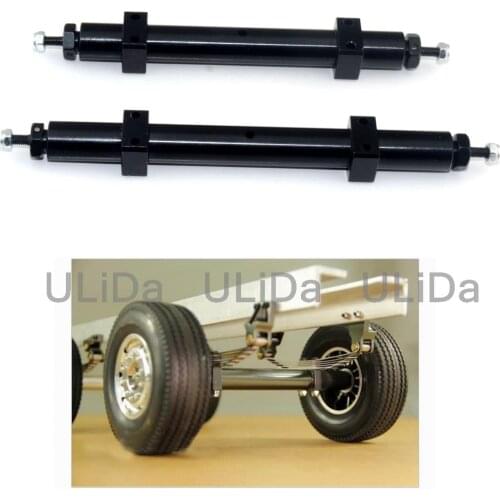 120MM 140MM Metal Non-powered Rear Wheel Axle for 1/14 TAMIYA RC Truck Tractor Trailer Spare Parts