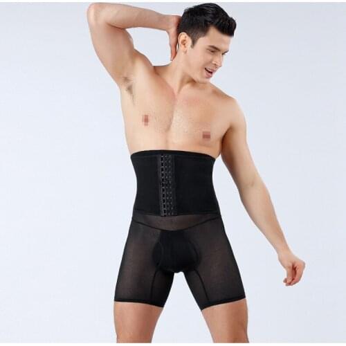 Men Body Shaper Waist Trainer Slimming Control Panties Male Modeling Shapewear Compression Shapers Strong Shaping Underwear