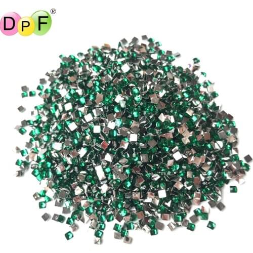 New Crystal Stones Colorful Shiny Square Crystal Diamond Painting Embroidery Rhinestone Mosaic