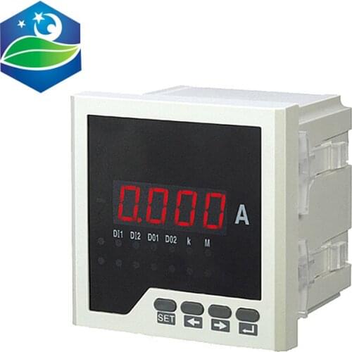 Single phase digital ampere meter LED current meter 96*96 ammeter digital meter