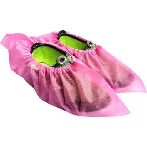 100pcs Disposable Shoe Cover Dustproof Non-slip Dhoe Cover Children Students Adult Non-woven Shoe Cover Household Foot Cover