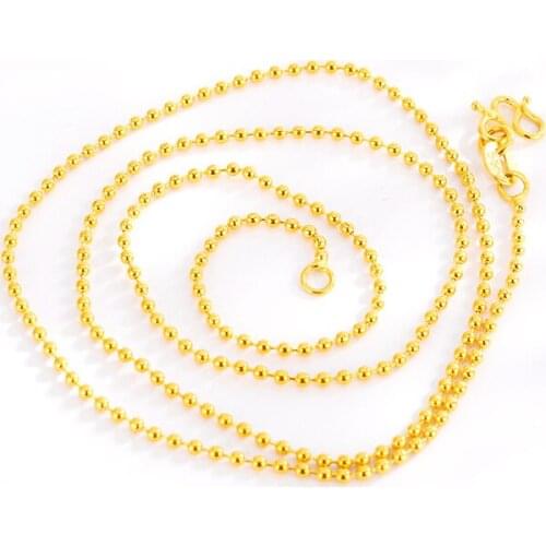 Classic Womens Chain Necklace 14K Gold Double Water Wave Snake Bone Clavicle Necklaces for Female Girlfriend Bead Jewelry Gifts