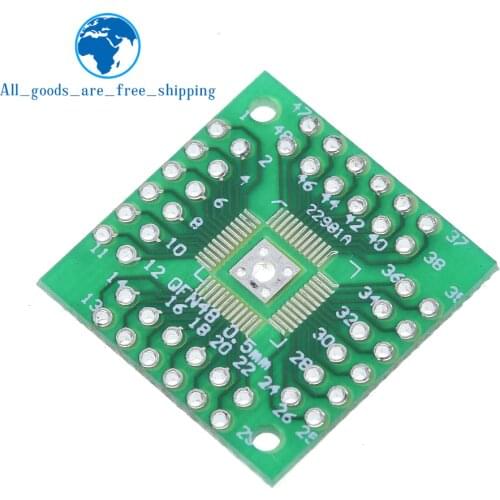 5Pcs HTQFP QFN48 to DIP48 QFN44 0.5mm QFP48 QFP44 PQFP LQFP Adapter Plate
