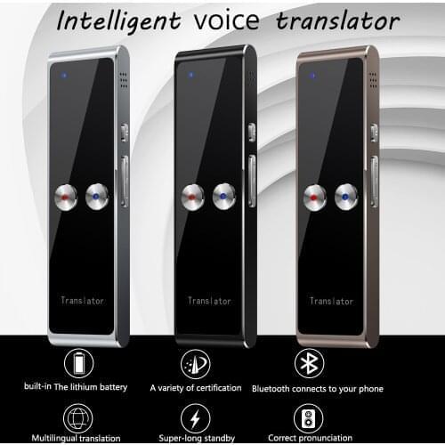 T8 Portable Smart Voice Translator Real Time Multi-Language Speech Interactive Translator 3 in 1 voice Text Bluetooth Translator