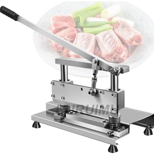 Manual Saw Cutting Machine Commercial Bamboo Bone Machine Household Bone Cutting Machine Saw Bone Machine Ribs Guillotine Cutter